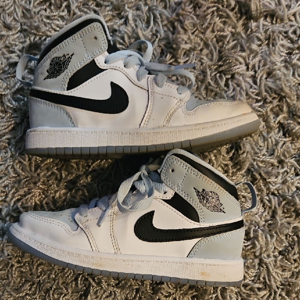 Kids Black and White Sneakers